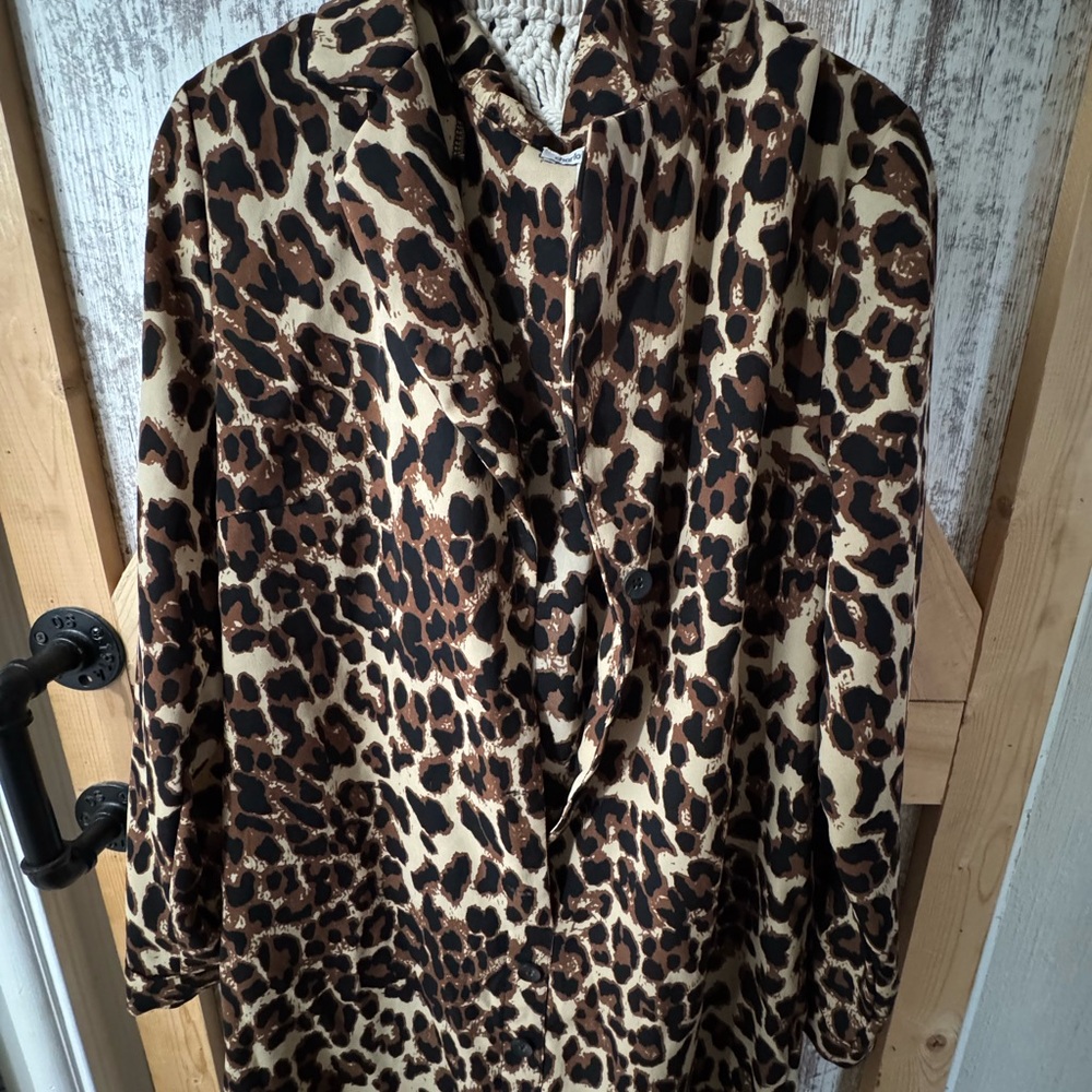 Charlotte Russe Animal Print Jacket